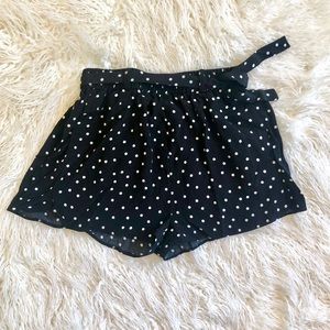 Urban Outfitters Black Polka Dot Shorts